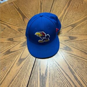 Adidas Blue Cap with KU Jayhawks Logo
